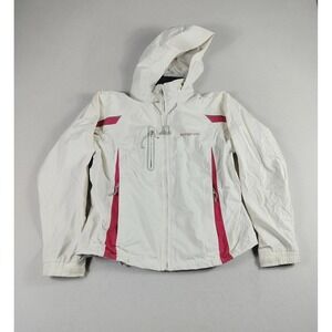 Henri Lloyd Jacket Womens Medium Hooded Full Zip Marine Technology Nylon Sailing